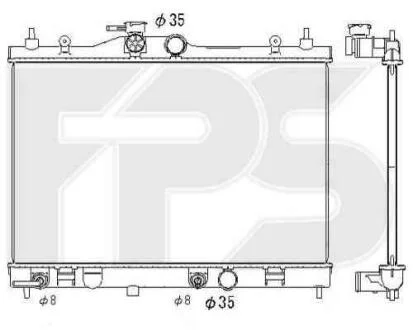 Радіатор охолоджування FPS 50 A92
