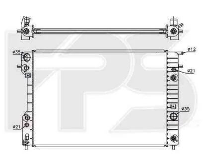 Радіатор охолоджування FPS 52 A319