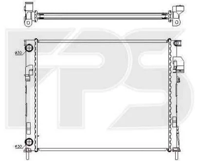 Радіатор охолодження FPS 52 A981