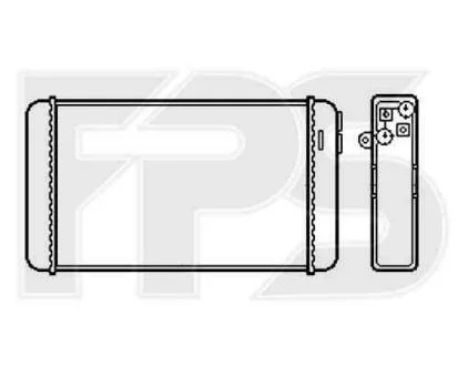 Радиатор отопителя салона FPS 52 N144