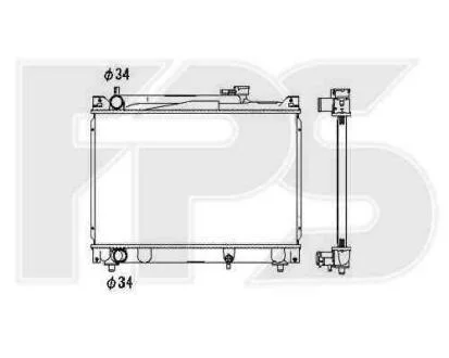 Радіатор охолоджування FPS 68 A516