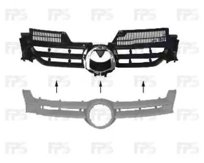 Решітка пластикова FPS 7402 990