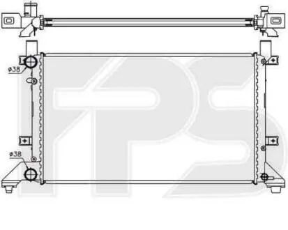 Радіатор охолоджування FPS 74 A755