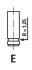 Клапан IN Daewoo Lanos A15MF/A16DMS 97- (30.3*6*102.4) FRECCIA R6096SCR (фото 1)