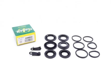 Ремкомплект гальмівного супорта VW Touareg 10-18, Touareg 02-10, AUDI Q7 05-15, CHEVROLET Corvette 04-13, PORSCHE Cayenne 02-10, ALFA ROMEO Giulia 16-, Stelvio 17-, MASERATI GHIBLI 13-, QUATTROPORTE 13- FRENKIT 230024