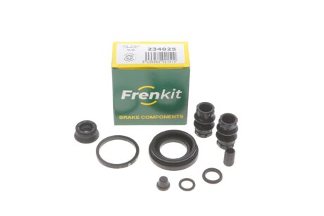 Ремкомплект гальмівного супорта VW Polo 09-18, Polo 02-09, AUDI TT 98-06, A2 00-05, RENAULT Megane III 09-16, Megane II 03-09, SEAT Ibiza 02-09, Cordoba 02-09, KIA Venga YN 09-19, NISSAN Almera N16 00-06, MITSUBISHI Colt 02-12, SMART ForFour 04-06 FRENKIT 234025