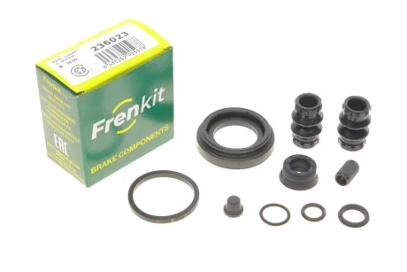 Ремкомплект гальмівного супорта OPEL Astra H 04-14, Astra G 98-05, Zafira A 99-05, Meriva B 10-17, Meriva A 03-10, MINI Hatch R56 07-14, Hatch R50 00-06, Clubman R55 05-14, Clubvan R55 12-14, Cabrio R57 08-15, Coupe R58 10-15, Roadster R59 10-15 FRENKIT 236023