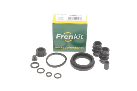 Ремкомплект гальмівного супорта VW Golf VI 09-14, AUDI A4 04-08, SKODA Octavia A7 13-19, TOYOTA Avensis 97-03, RENAULT Megane III 09-16, FORD Focus II 04-11, SEAT Leon 05-12, FIAT 500 07-20, HONDA Accord CL/CM 03-08, MERCEDES-BENZ Citan 12-21, PEUGEO FRENKIT 238022