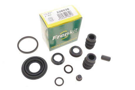 Ремкомплект гальмівного супорта RENAULT Kangoo 97-07, FORD Mondeo III 00-07, FIAT Stilo 01-10, Multipla 03-10, PEUGEOT 307 01-11, CITROEN C4 04-11, JAGUAR X-Type 01-09 FRENKIT 238038