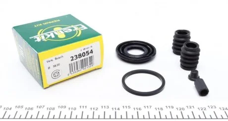 Ремкомплект гальмівного супорта FORD Mondeo III 00-07, FIAT Stilo 01-10, Multipla 03-10, PEUGEOT 307 01-11, 207 06-15, CITROEN C4 04-11 FRENKIT 238054