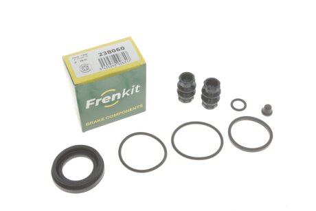 Ремкомплект гальмівного супорта VW PASSAT B6 05-10, Passat CC 08-12, RENAULT Scenic III 09-16, Espace 15-, FORD Galaxy 06-15, S-MAX 06-15, FIAT 500X 15-, MERCEDES-BENZ A-Class W176 12-18, CLA 13-19, VOLVO V70 07-16, S80 06-16, S60 10-18, JEEP Renegad FRENKIT 238060