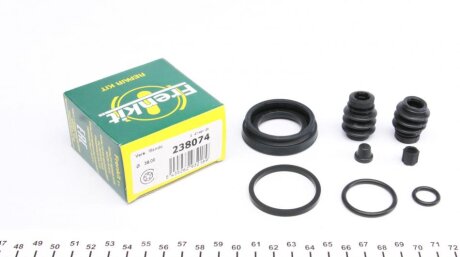 Ремкомплект гальмівного супорта HYUNDAI Tucson TL 13-15, Tucson TL 15-21, i-40 VF 11-18, KIA Optima TF 10-16, Optima JF 15-20, Sportage QL 16- FRENKIT 238074
