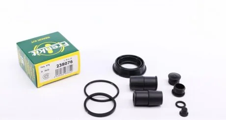 Ремкомплект гальмівного супорта VW Golf VII 12-20, Touran 15-, T-Roc 17-, AUDI A3 12-22, Q2 16-, A3 20-, FORD Kuga 13-21, Fusion 13-20, Mondeo V 13-20, SEAT Leon 12-20, Ateca 16-, LAND ROVER Range Rover Evoque 11-19, Range Rover Evoque 19-, Discovery FRENKIT 238076