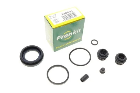 Ремкомплект гальмівного супорта заднього FIAT 500X 15-, NISSAN X-Trail T32 14-21, Rogue T32 13-20, Leaf 18-, MAZDA 6 (GJ) 12-, OPEL Insignia 17-22, JEEP Renegade 14-, Compass 16- FRENKIT 238091