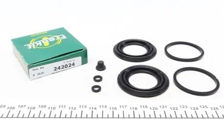 Ремкомплект гальмівного супорта MERCEDES-BENZ CLK W209 02-10, S-Class W220 98-06, CL C215 99-06, C-Class W203 00-07, E-Class W124 84-95, SLK R171 04-11, OPEL Omega B 93-03 FRENKIT 242024