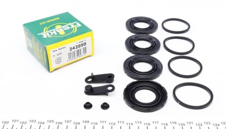 Ремкомплект гальмівного супорта AUDI A6 11-18, Q5 08-16, A7 10-18, MERCEDES-BENZ C-Class W205 14-21 FRENKIT 242050