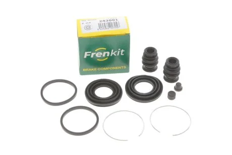Ремкомплект гальмівного супорта PEUGEOT 4007 07-12, MITSUBISHI Lancer X 07-, Outlander 12-15, Outlander 02-07, Pajero Sport 08-16, Outlander 07-12, Pajero 91-99, Pajero Sport 99-09, Space Wagon 98-04, Galant 96-03, Galant 92-96, L200 96-06, L400 94-0 FRENKIT 243001