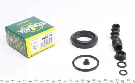 Ремкомплект гальмівного супорта FORD Edge 06-15, FIAT Freemont 11-16, DODGE Journey 07-20, JAGUAR XJ 03-09, S-Type 99-07, CHRYSLER Grand Voyager 08-15, LANCIA Voyager 11-15 FRENKIT 243042