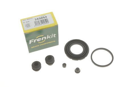 Ремкомплект гальмівного супорта RENAULT Koleos 08-16, NISSAN Qashqai 07-14, Murano 14-, Murano Z51 08-16, Pathfinder R52 12-21, SUZUKI Grand Vitara 06-17, INFINITI FX/QX70 08-17, G 07-14, EX 07-13, M 04-10, M 10-13, Q50 13-, Q60 16-22, Q70 13-, QX50 FRENKIT 243054