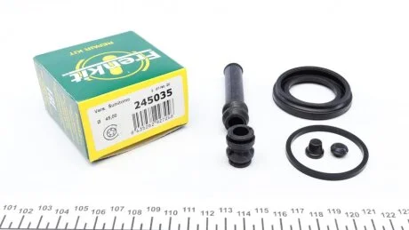 Ремкомплект гальмівного супорта TOYOTA Land Cruiser 200 07-21, Land Cruiser Prado 120 03-09, FJ Cruiser 06-16, MERCEDES-BENZ E-Class W212 09-16, LEXUS LX570 08-22 FRENKIT 245035