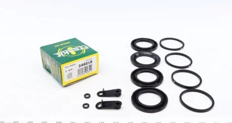 Ремкомплект гальмівного супорта VW Touareg 10-18, Touareg 02-10, MERCEDES-BENZ S-Class W222 13-20, SUBARU Impreza 07-11, Impreza 00-07, WRX 14-21, WRX STI 14-, LAND ROVER Range Rover 02-12, Rover Sport 05-13 FRENKIT 246018