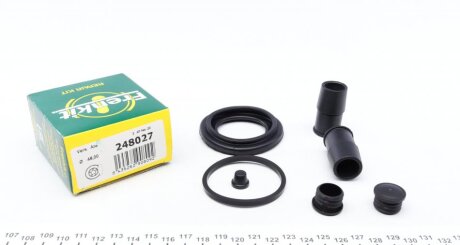 Ремкомплект гальмівного супорта FORD Fiesta 96-01, FIAT Fiorino 88-00, BMW 3 E30 81-94, PEUGEOT 306 93-02, CITROEN Xsara 00-06, OPEL Astra G 98-05, CHEVROLET Lanos T150 05-, DAEWOO Lanos 97-20, ALFA ROMEO 33 83-95 FRENKIT 248027