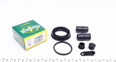 Ремкомплект гальмівного супорта VW Tiguan 08-16, AUDI A2 00-05, RENAULT Sandero 13-, FORD Fiesta 02-09, OPEL Astra G 98-05, JEEP Grand Cherokee 05-10, MINI Cooper R50 00-06, SMART Fortwo 14-, DACIA Logan 12-22 FRENKIT 248067