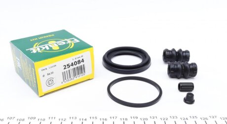 Ремкомплект гальмівного супорта переднього VW Polo 09-18, SKODA Fabia II 07-14, FORD Fiesta 09-17, B-MAX 12-17, PEUGEOT 807 02-14, MITSUBISHI Colt 02-12, CITROEN C3 01-09, C8 02-14, C2 03-08, SMART ForFour 04-06, LANCIA Ypsilon 03-11 FRENKIT 254084