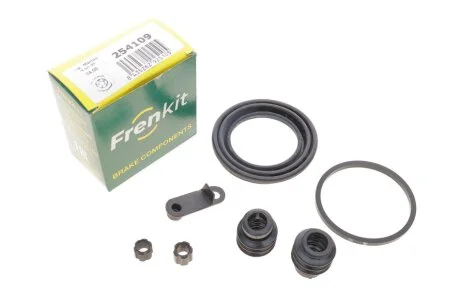 Ремкомплект гальмівного супорта переднього HYUNDAI Accent RB 10-18, Accent YC 18-, Solaris RB 11-17, Solaris HCR 17-, Elantra XD 00-06, i-20 PB 08-14, i-20 GB 14-20, Matrix FC 01-08, KIA Rio QB/UB 11-17, Rio YB 17-, PEUGEOT 301 12-, CITROEN C4 Cactus FRENKIT 254109