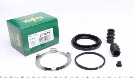 Ремкомплект гальмівного супорта переднього FIAT Scudo 95-07, Ulysse 94-02, PEUGEOT Expert 95-07, 306 93-02, 405 93-96, 806 98-02, CITROEN Jumpy 95-07, Xsara 00-06, Xsara 97-00, ZX 92-98, OPEL Omega B 93-03 FRENKIT 257009