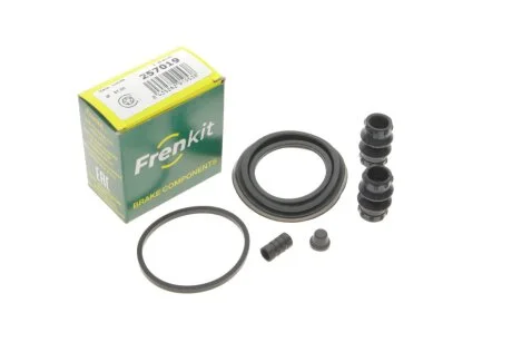 Ремкомплект гальмівного супорта переднього HONDA Accord CG/CH 98-02, Civic 01-05, MERCEDES-BENZ A-Class W168 97-04, NISSAN Almera N16 00-06, Primera P12 02-08, Teana 03-08, Primera P11 96-02, Primera P10 90-96, Maxima A32 94-00, LAND ROVER Freelander FRENKIT 257019