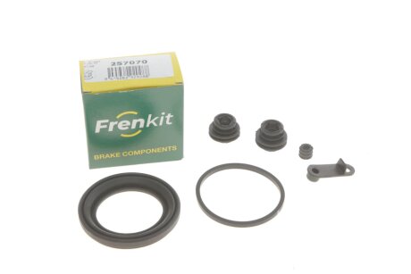 Ремкомплект гальмівного супорта переднього HYUNDAI i-30 FD 07-12, Veloster FS 11-18, i-30 GD 12-17, i-30 PD 17-, Kona OS 17-, ix20 JC 10-19, KIA Ceed ED 07-12, Ceed JD 12-19, Soul AM 08-13, Soul PS 14-19 FRENKIT 257070