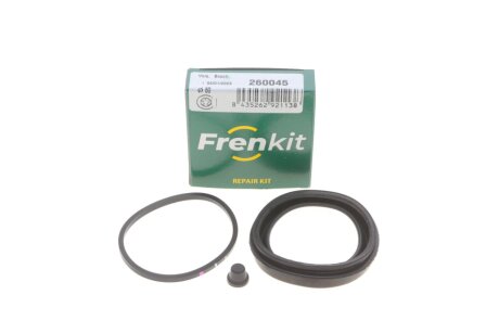 Ремкомплект гальмівного супорта переднього VW LT28-55 96-06, FORD Mondeo II 96-00, Escort 86-90, MERCEDES-BENZ Sprinter 906 06-18, Vito W639 03-14, Sprinter 907-910 18-, Sprinter 909 18-, BMW Z4 E85-86 02-08, 7 E32 86-94, 5 E39 97-04, 3 E46 99-05, JA FRENKIT 260045