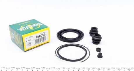 Ремкомплект гальмівного супорта переднього TOYOTA Corolla 07-13, Corolla 13-18, Yaris 11-18, Auris E150 06-12, Verso 09-18, SUBARU Trezia 11-14 FRENKIT 260053
