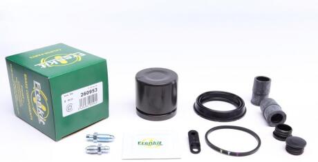 Ремкомпл. супорта пер. BMW 5 09-/6 11-/ 7 08-(розширений/60 mm)(ATE) FRENKIT 260953
