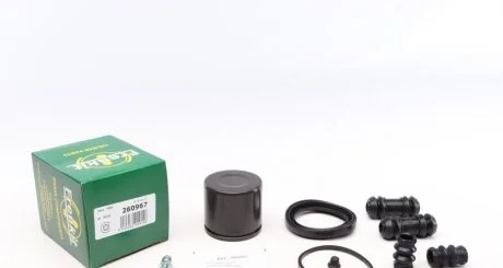 Ремкомпл. супорта зад. A6 C7 10-/A7 10-/Q5 08-/W204 07-(розширений/60 mm)(TRW) FRENKIT 260967