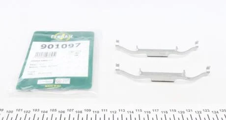 Монтажний к-кт гальмівних колодок зад. BMW 1/3/5/7/X1/X5 97-13(ATE) FRENKIT 901097