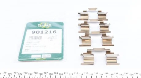 Комплект приладдя, накладка дискового гальма FRENKIT 901216