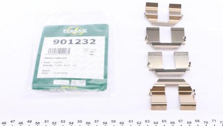 Пружина гальмівних колодок комплект VW T4 90-03, Sharan 95-10, SEAT Alhambra 96-10, MERCEDES-BENZ C-Class W203 00-07 FRENKIT 901232