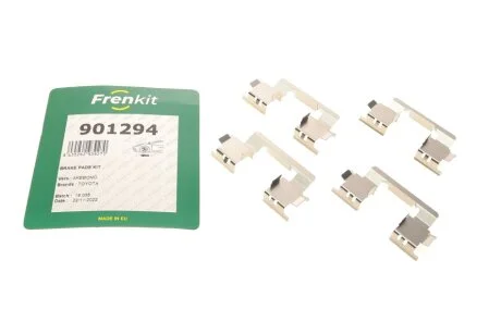 Комплект приладдя, накладка дискового гальма FRENKIT 901294