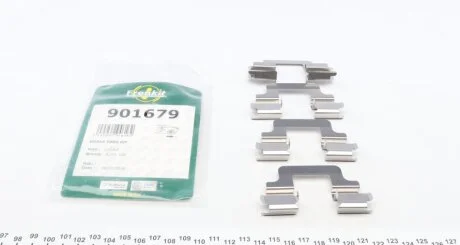 Монтажний к-кт гальмівних колодок зад. Octavia 3/Golf 5,6/Passat B6,B7(TRW) FRENKIT 901679