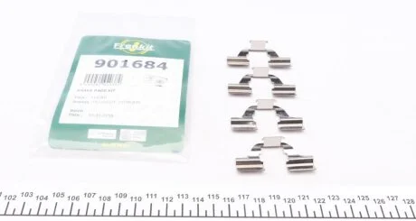 Комплект приладдя, накладка дискового гальма FRENKIT 901684