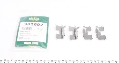 Монтажний к-кт гальмівних колодок зад. Nubira/Lacetti 97-(Dac) FRENKIT 901692