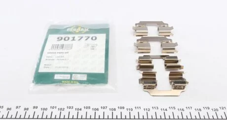 Монтажний к-кт гальмівних колодок зад. Kangoo 08-(TRW) FRENKIT 901770