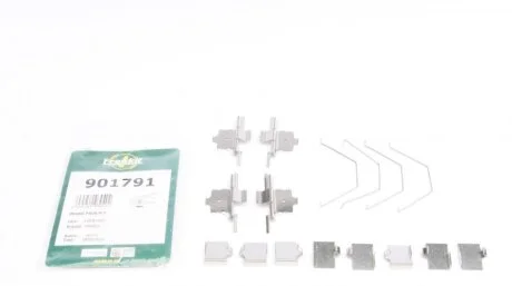 Монтажний к-кт гальмівних колодок пер. Mazda 6 06-13(Mazda) FRENKIT 901791