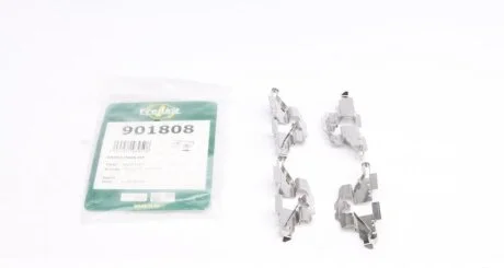 Монтажний к-кт гальмівних колодок зад. Corolla 06-/Prius 08-/Yaris 05-(Tokico) FRENKIT 901808