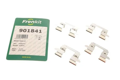 Монтажний к-кт гальмівних колодок зад. Leaf 10-/Grand Vitara II 05-(Akebono) FRENKIT 901841