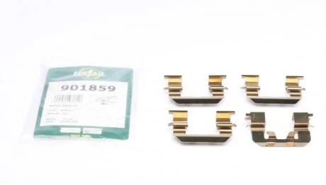 Монтажний к-кт гальмівних колодок пер. Accent/Rio III 10-(Mando) FRENKIT 901859