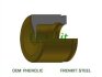 Поршень гальмівного супорту OPEL Vectra C 02-08, Signum 03-08, CADILLAC BLS 05-09, SAAB 9-3 02-11 FRENKIT P605603 (фото 1)