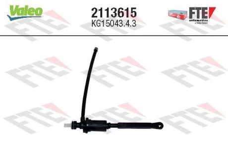 Цилиндр сцепления (главный) Renault Trafic/Opel Vivaro 01- = KG15043.4.3 FTE 2113615